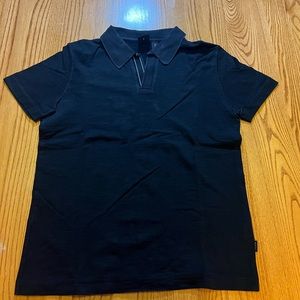 BOSS Short Sleeve Black Polo